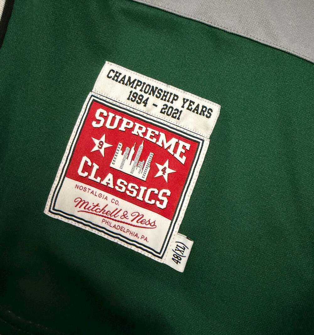 Supreme X Mitchell & Ness Patchwork Baseball Jers… - image 4